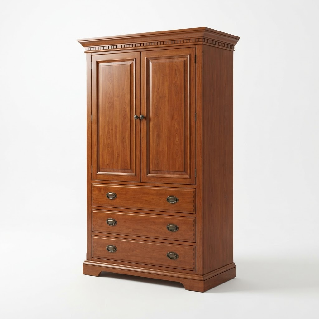 Bristol Traditional Armoire in Cherry